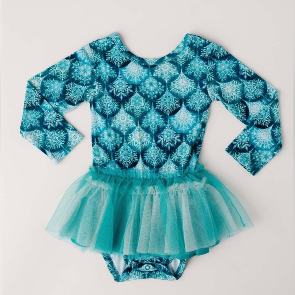Muse Threads Snowflake Party Dress- 12-18 mo